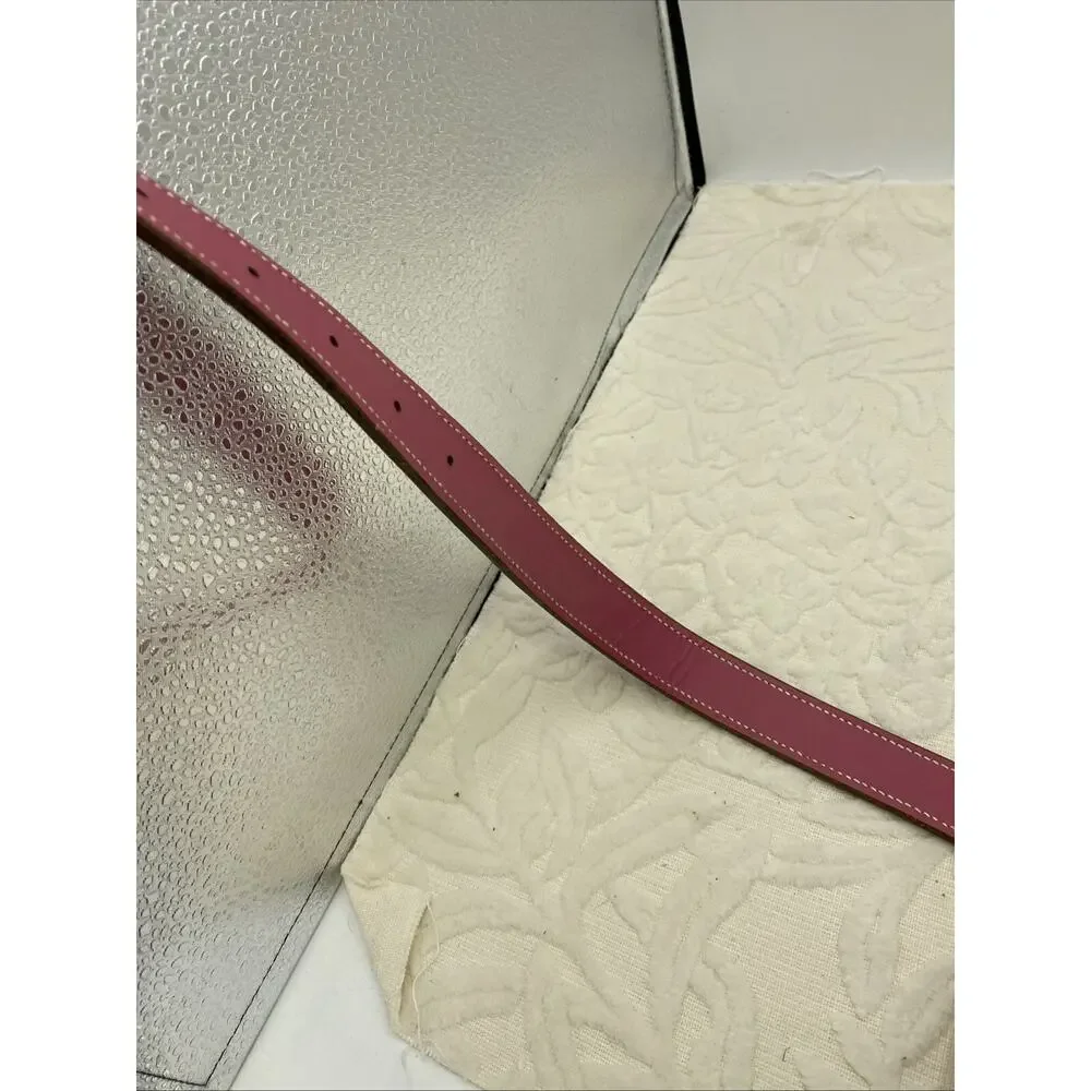 Casual Canine Rasberry Sorbet Lea Stitched Dog Collar 1” Adjusts 18” -22”NWT